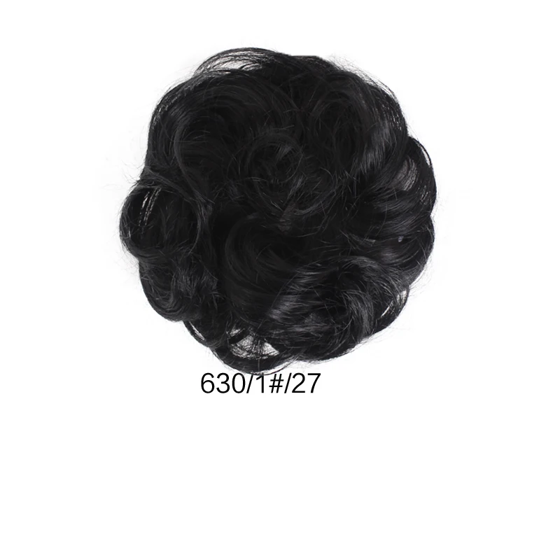 Кудрявые грязные пучки волос кусок скручивание Updo покрытие волос для наращивания реальные как человеческий праздник DIY украшения - Цвет: 8