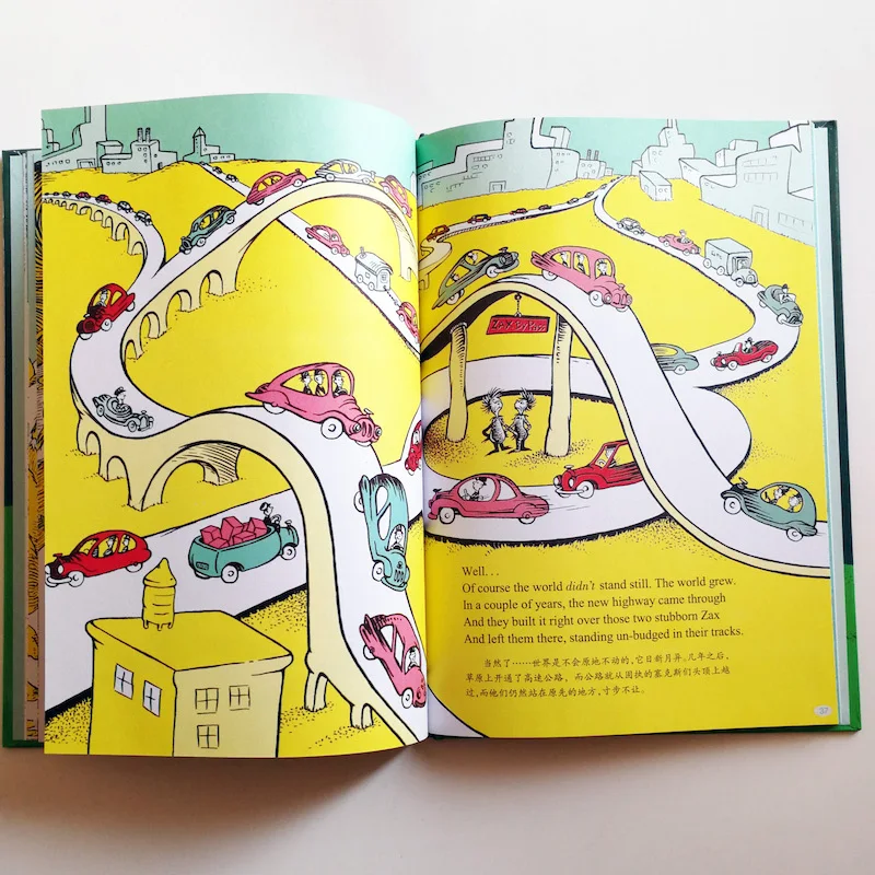 Sneetches и другие рассказы от Dr.Seuss Classic Kids книга с двуязычной картинкой (английский