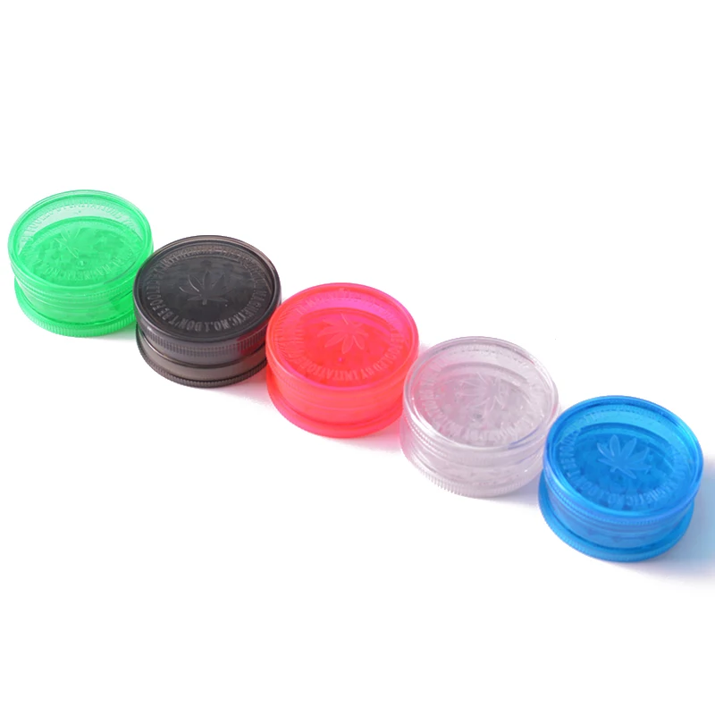 

60MM-3 Acrylic Cheap Cheapest Plastic Mill Grinder Crusher Machine Herb Herbal Tobacco Weed Hemp Spice Grinder Manual Magnetic