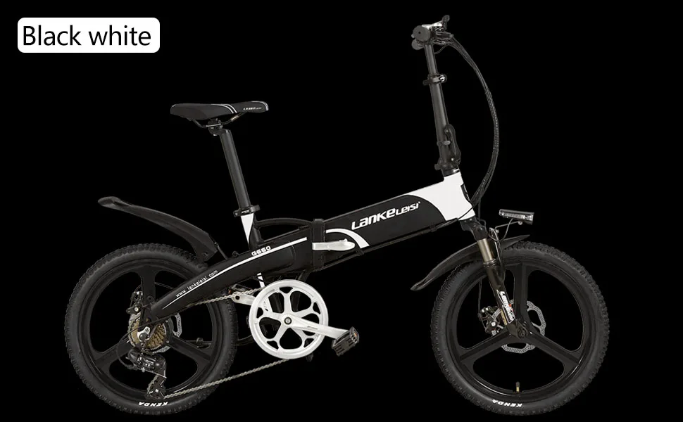 Sale Lankeleisi G660 Electric Bike Folding Bicycle City Ebike 7 Speeds 48V 10AH Battery Road Bike(black blue) 14 Sale Lankeleisi G660 Electric Bike Folding Bicycle City Ebike 7 Speeds 48V 10AH Battery Road Bike(black blue) 14
