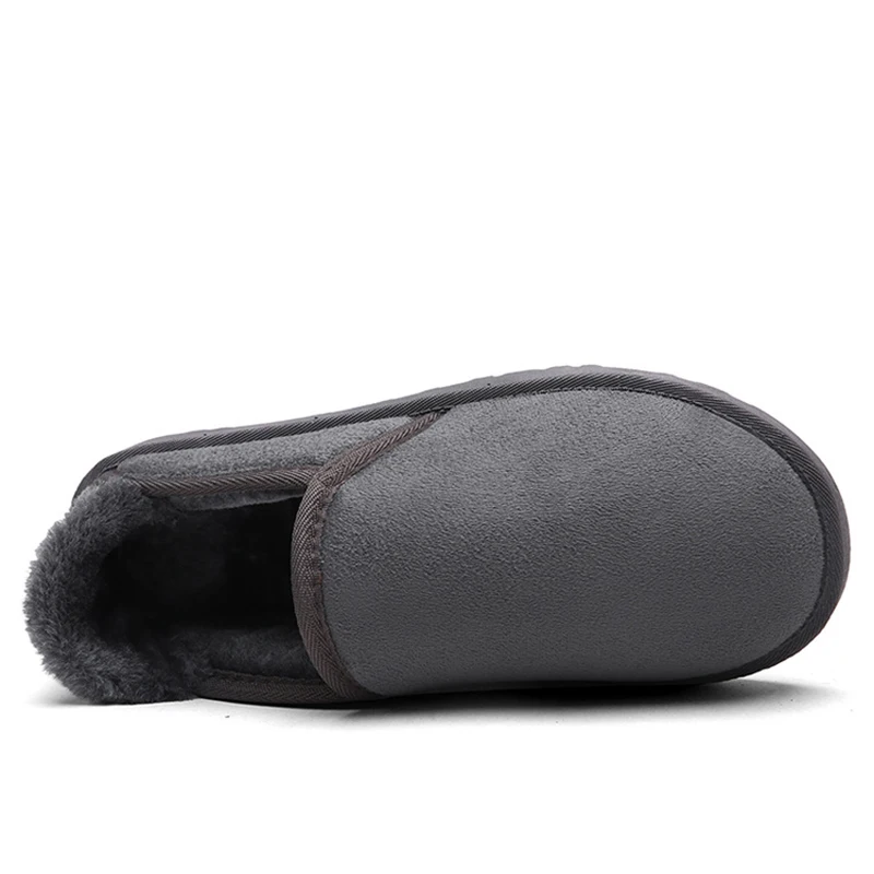 Winter Hot Sale Warm Men Cotton Slippers Shoes Big Size 36-45 Winter Wrapped Heel Home Slippers Men With Fur Mans footwear
