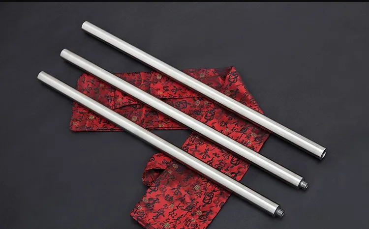 

Hot!Stainless steel stick three sections combination stick kung fu monkey stick Martial arts performance stick,Free shipping