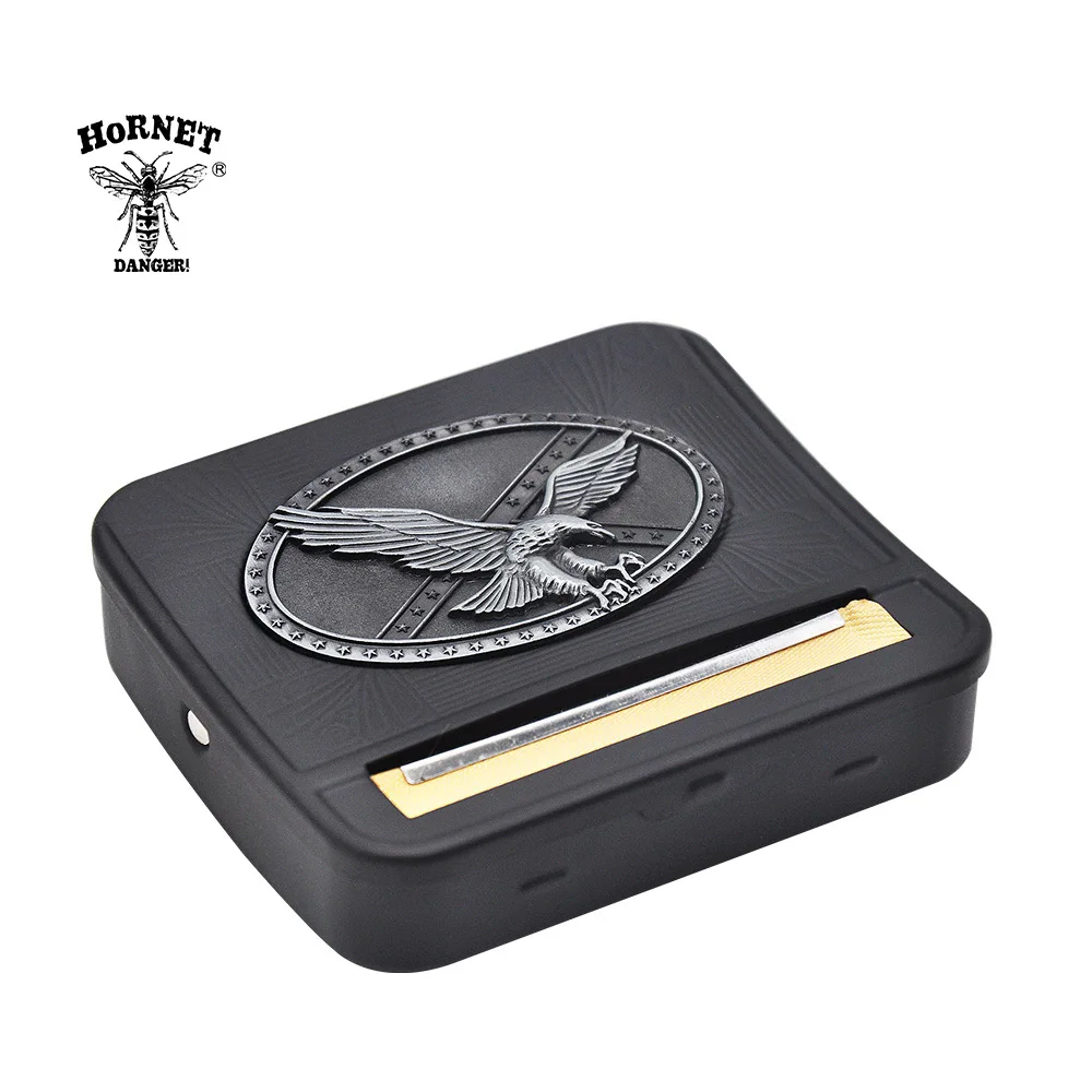 

Nice Pattern 90*80mm/3.54*3.15" Metal Rolling Machine Case Storage Case For 70MM Paper Tobacco Cigarette Roller