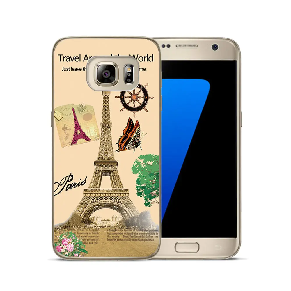 Smart Back Protective Phone Cover Case FOR Samsung S5 Soft TP Case FOR Samsung S8 Clear painted Case FOR Galax S6 S7 S8 Plus S9 (5)
