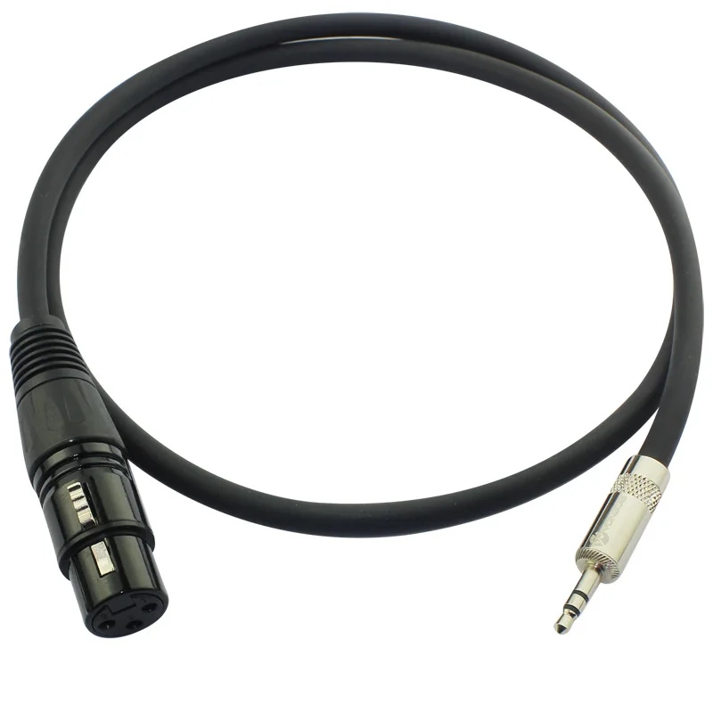 3.5mm Stereo Jack Male To 3 Pin 3P XLR Female Audio Cable 0.5m 30m free