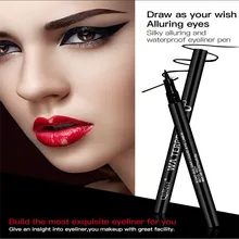 QiBest Водонепроницаемая жидкая подводка в ручке долговечная Черная Подводка для глаз тонкие линии косметические инструменты быстросохнущая Горячая подводка для глаз ручка TSLM1