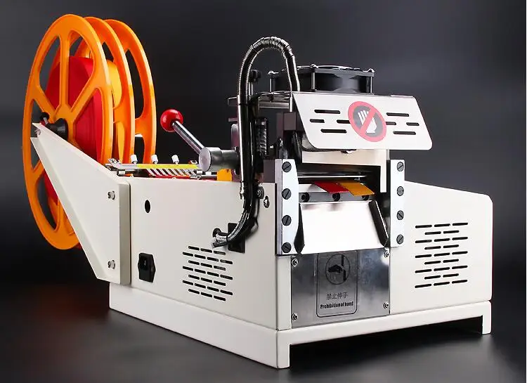 988T large screen display computer automatic hot and cold Cloth belt cutting machine, magic adhesive tape zipper webbing machine 988T large screen display computer automatic hot and cold Cloth belt cutting machine, magic adhesive tape zipper webbing machine