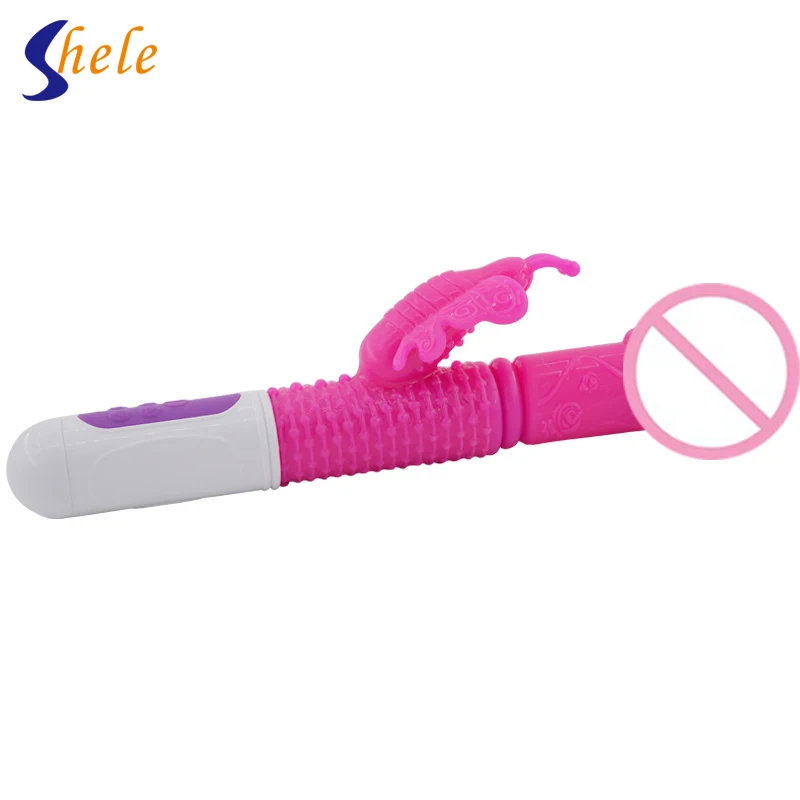 1PC Rotation Vibration Butterfly Vibrators Vaginal G Spot Clitoris Stimulator Heating Masturbation Device Sex Toy For