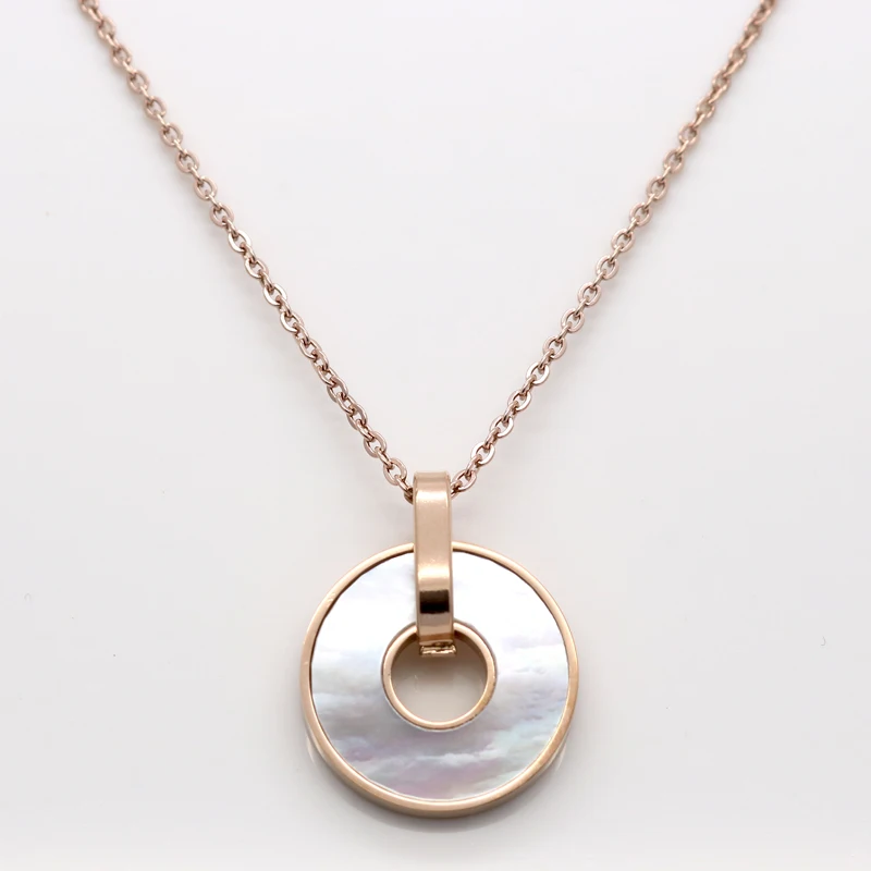 Женская Цепочка Из Нержавеющей Стали Под розовое золото|necklace women|pendant necklacewomens gifts |