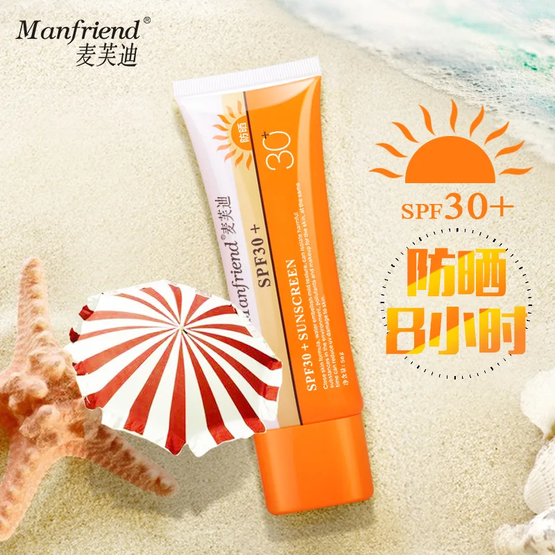 Sunblock SPF30+ BB Cream Waterproof Sunscreen Face and Body Creme UV