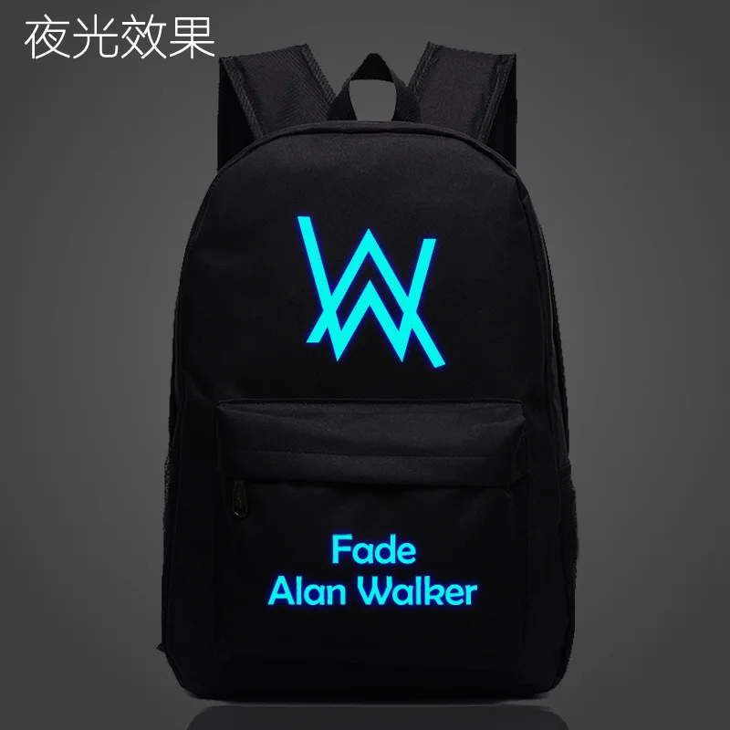 imagen Árbol de tochi Granjero Fashion Alan Walker Backpacks for Teenagers faded electronic Music school  bags candy color mochila book bags _ - AliExpress Mobile