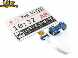 Waveshare 640x384, 7,5 дюймов E-Ink display HAT для Raspberry Pi 2B/3B/Zero WThree-Цвет: красный, черный, белый, SPI интерфейс, без подсветки