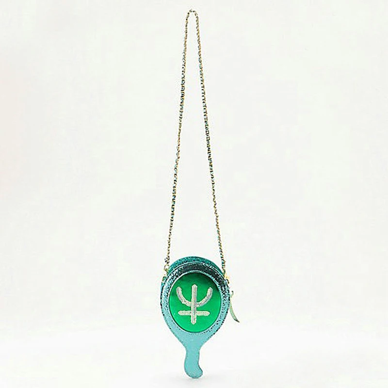 

2018 New Anime Sailor Moon Kaiou Michiru Mirror Shoulder Bag Messenger Bag Neptune Makeup Bag