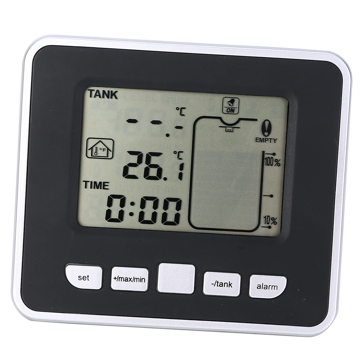 Ultrasonic Water Tank Level Meter Temperature Sensor Low Battery Indicator Level Measuring Instruments