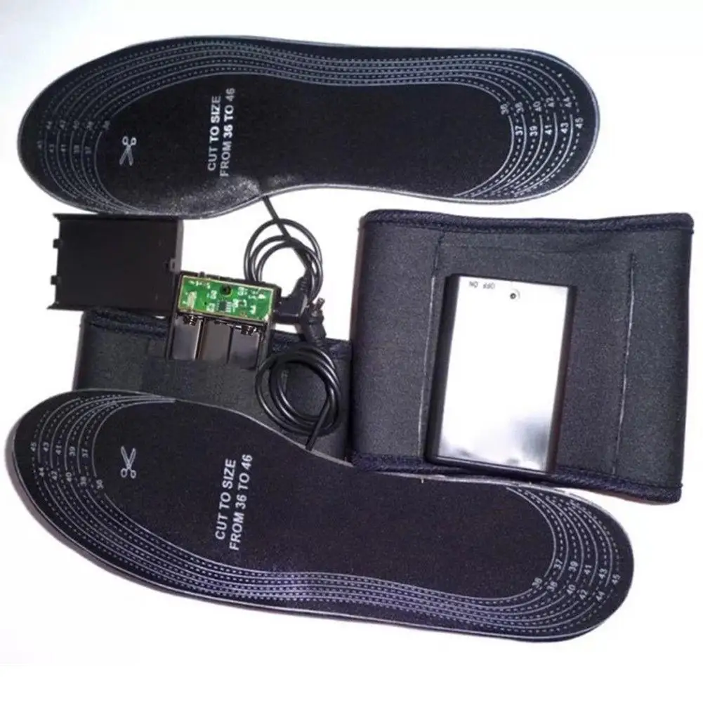 

Women Men Winter Heating Insoles Warming Shoes Pads Inserts Battery Electric Heating Health Foot Warmer Insoles Keep Shoes Warm