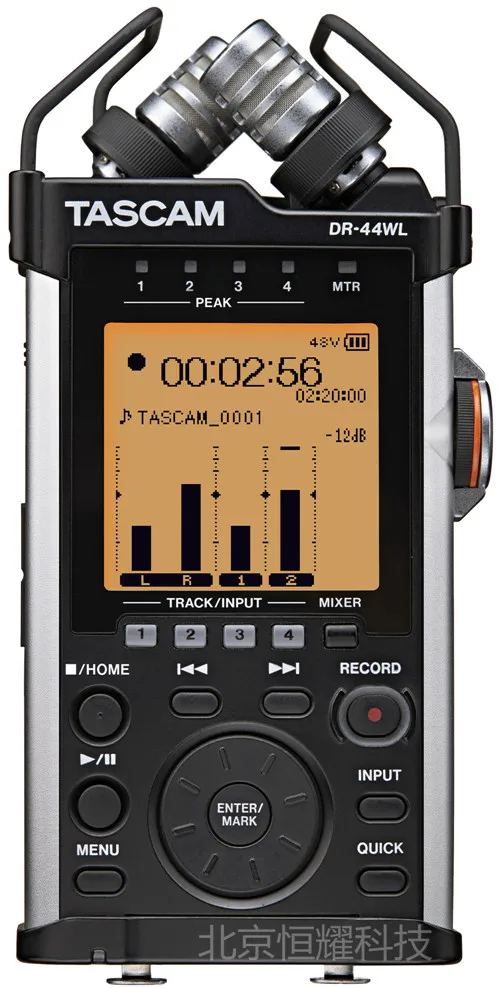 TASCAM DR44WL DR-44WL 4-х канальный портативный рекордер Hi-Fi Запись Ручка WI-FI управления передачей лицензии с Карта памяти на 32G