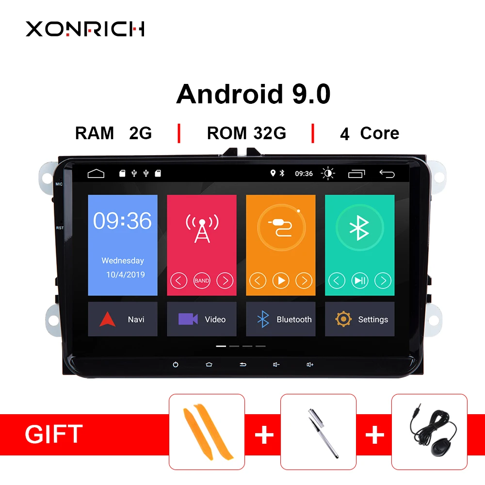 Xonrich 2 الدين الروبوت 9.0 سيارة الوسائط المتعددة ل أمروك Volksagen فولكس فاجن باسات B6 جولف 56 سكودا اوكتافيا 2 رائع 2 مقعد ليون والملاحة Xonrich 2 الدين الروبوت 9.0 سيارة الوسائط المتعددة ل أمروك Volksagen فولكس فاجن باسات B6 جولف 56 سكودا اوكتافيا 2 رائع 2 مقعد ليون والملاحة