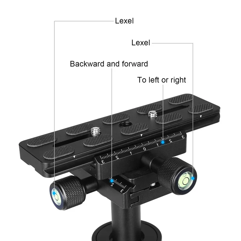

Portable Handheld Stabilizer S40 Video Steadycam Stabilizers With Quick Release Plate For Canon Nikon Sony Camera GoPro SD998