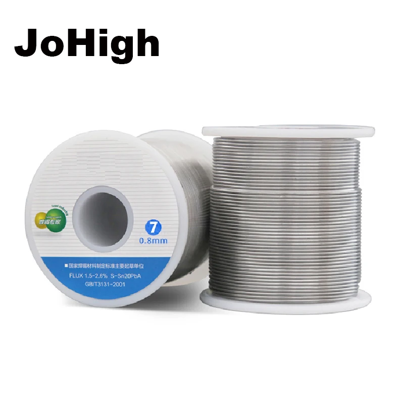 

7# 900g weight 20% tin + 80% lead Resin Flux Cored Active solder wire 0.8/1.0/1.2/1.5/2.0/2.3MM Diameter