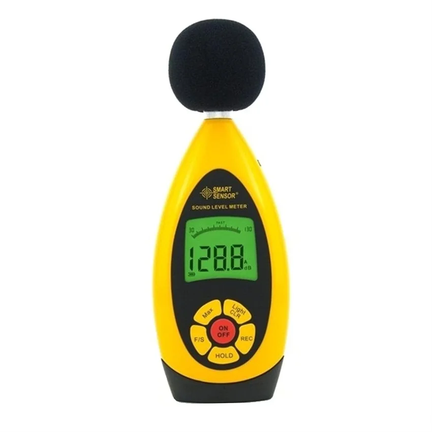 

AR854 Handheld Digital Noise Sound Level Meter DB Tester Store 10000 Readings USB Tester Range 30dB-130dB Accuracy +-1.5 db
