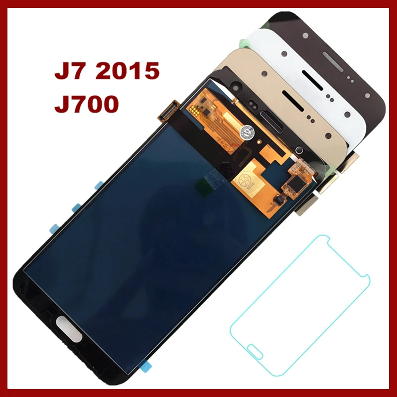 

Can Adjust Brightness AAA LCD For Samsung Galaxy J7 2015 J700 J700F J700M J700H LCD Display With Touch Screen Digitizer Assembly