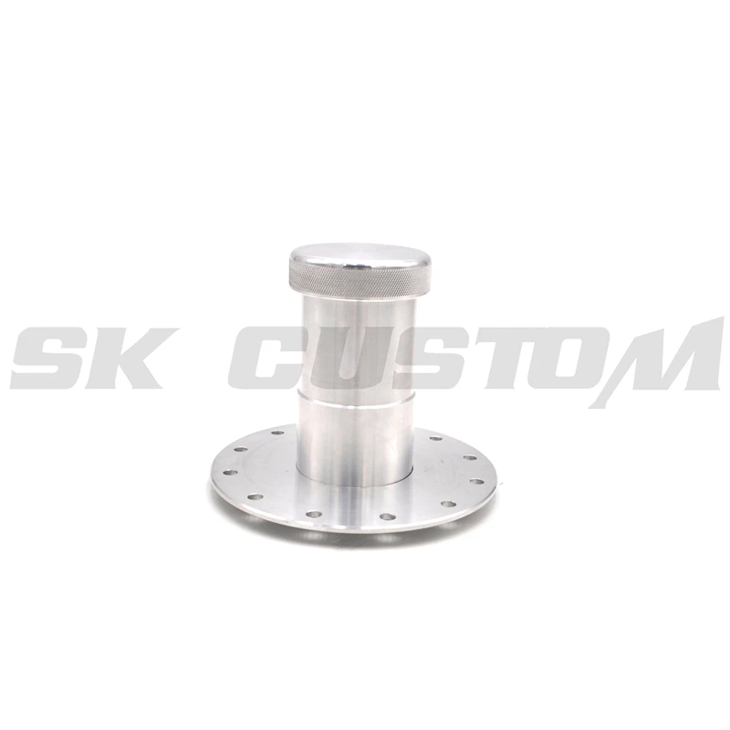 SK CUSTOM Billet Fuel Cell Fast Fill Filler Neck Aluminum Straight 12