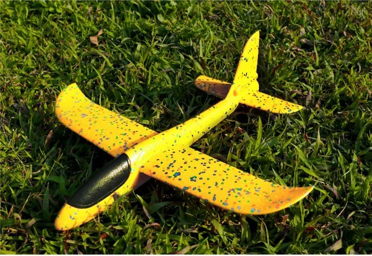 EPP пена ручной бросок самолет Открытый Запуск планер самолет игрушки для детей партия мешок наполнители Летающий планер самолет подарок игрушки 48 см