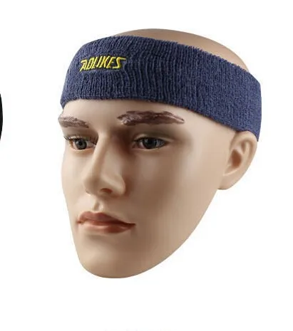 8 цветов Мужская Повязка На Голову Повязка на голову пот Sweatband женские эластичные спортивные Йога Тренажерный Зал Стрейч головная повязка Горячая Распродажа