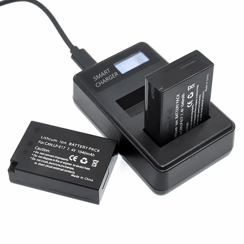 

Camera Dual Battery Charger With LCD Display for Canon 750D 760D M3 LHY Sale