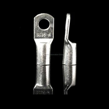 

10/50/100pcs SC 35-8 Bolt Hole Tinned Copper Cable lugs Battery Terminals 35mm wire