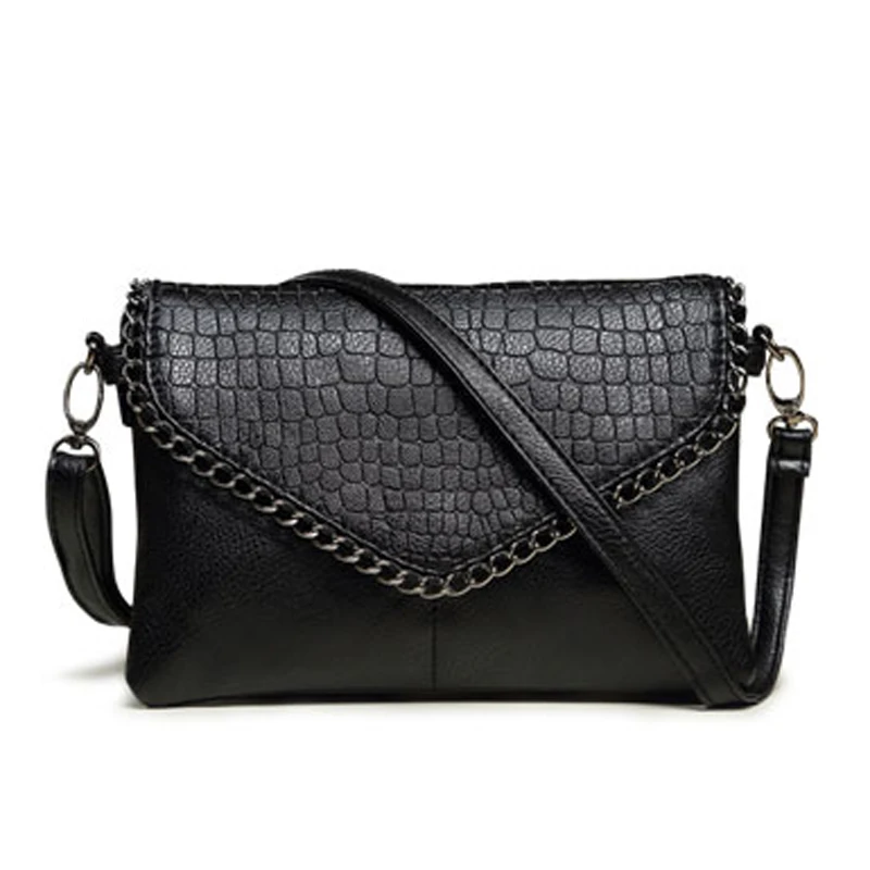 

2017 Female Beautiful Fashion Flap Sling bags Girls Lightweight Luxury Designer Envelop Clutch PU Leather Shoulder Handbags