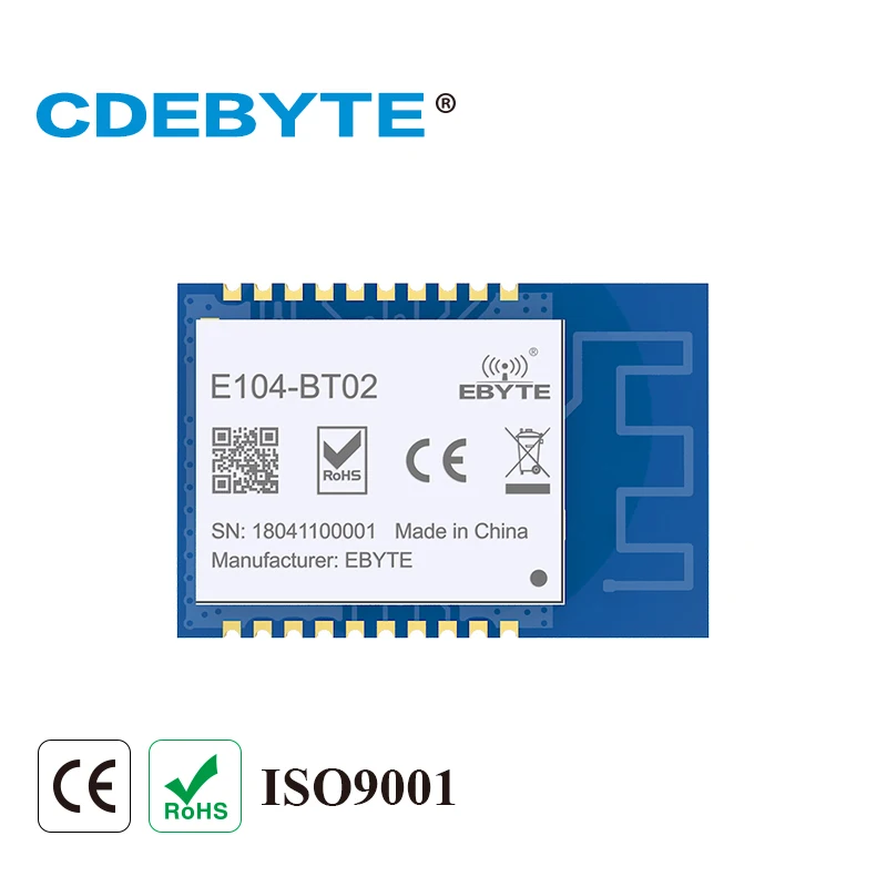 

2pcs/lot cdebyte low energy 2.4GHz DA14580 0dBm E104-BT02 BLE 4.1 Wireless Bluetooth BLE Transparent Transmission Module