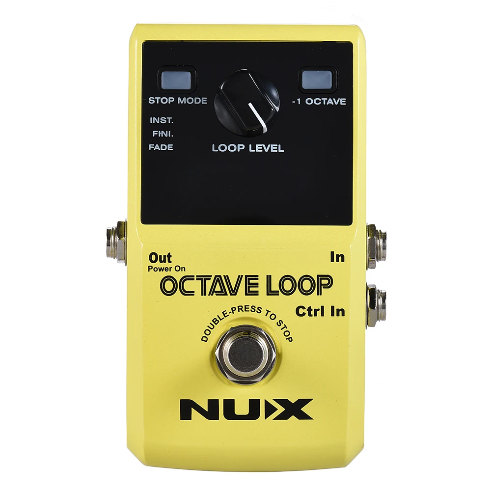 NUX OCTAVE LOOP Guitar Loop Pedal Looper 5 Minutes Recording Time with