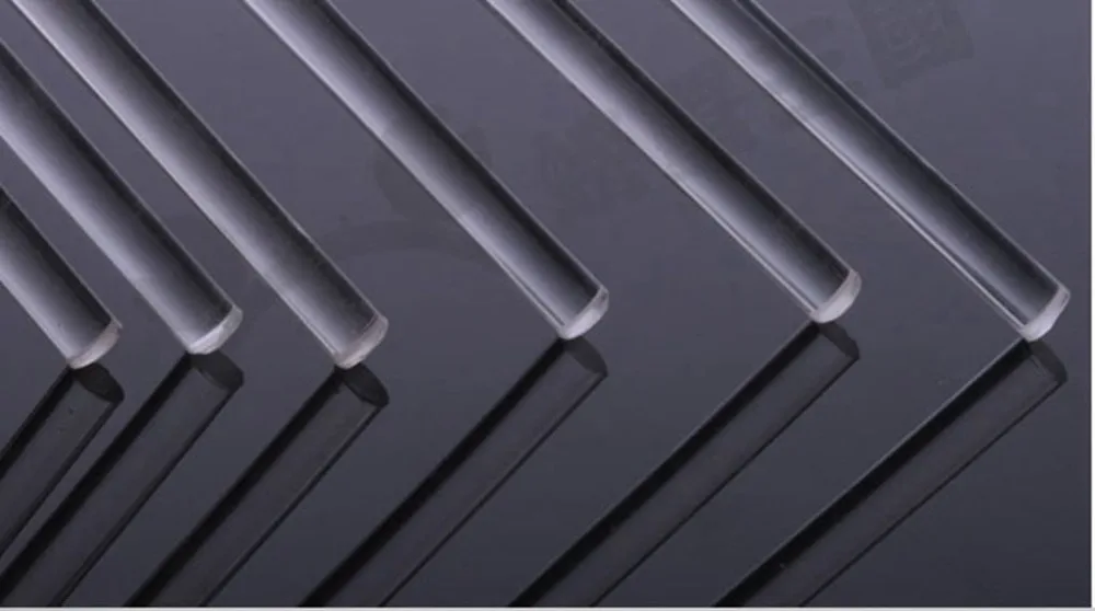 5 PIECES CLEAR ACRYLIC PLEXIGLASS LUCITE ROD 5mm DIAMETER 250mm LONGin Leathercraft Accessories