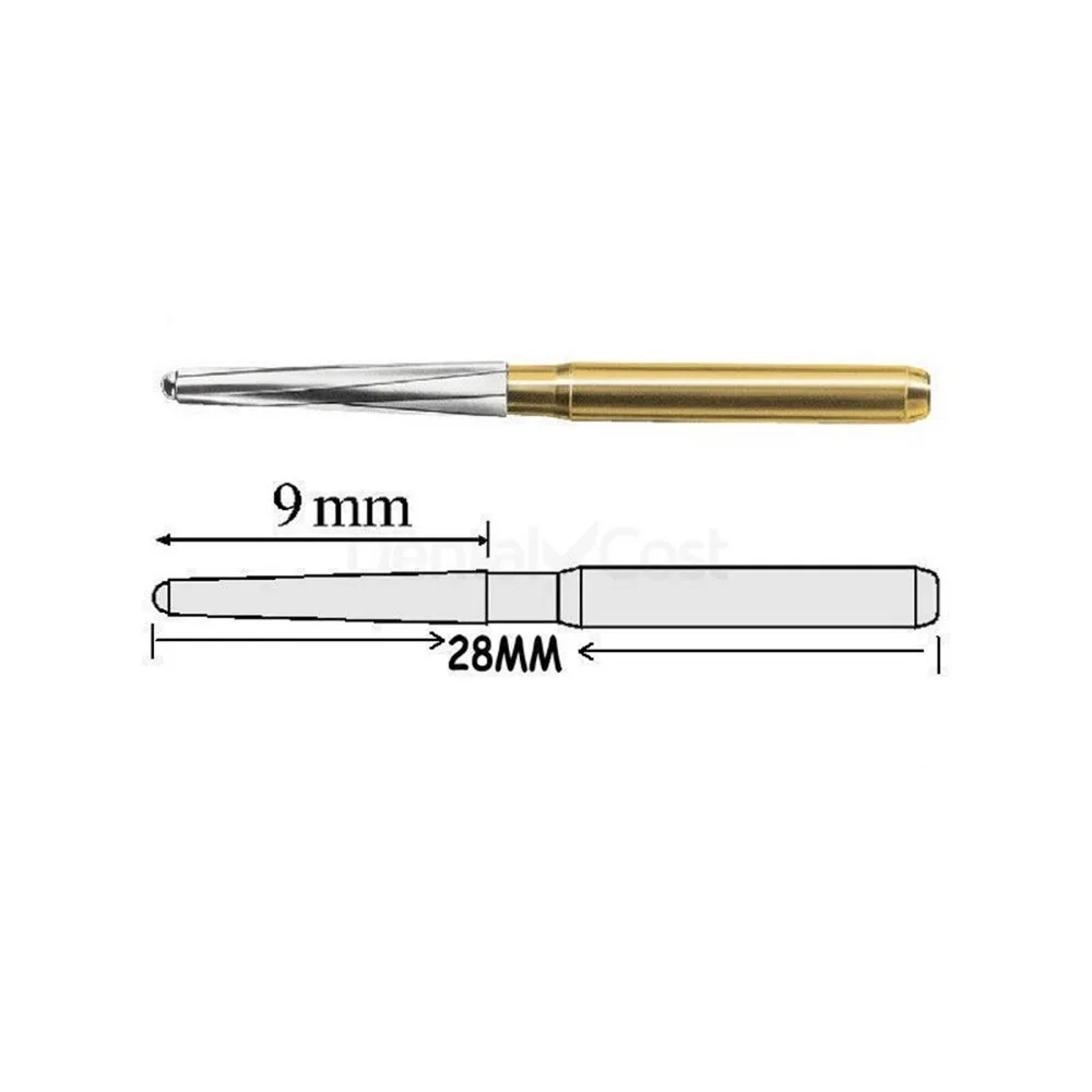 5 шт. зубные эндо Z боры FG 28 мм зауженные для мякотью камеры|dental burs|burs dental |