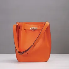 Seau sacs marque fer à cheval sac à main en cuir véritable designer bandoulière sacs à bandoulière femmes de haute qualité sacs à main messenger sacs