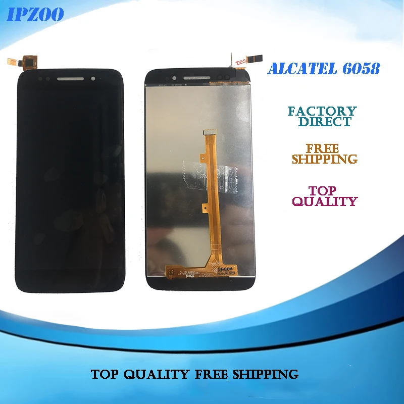 5 2 дюймов для Alcatel One Touch idol ot6058 6058 6058D ЖК-дисплей с сенсорным экраном дигитайзер