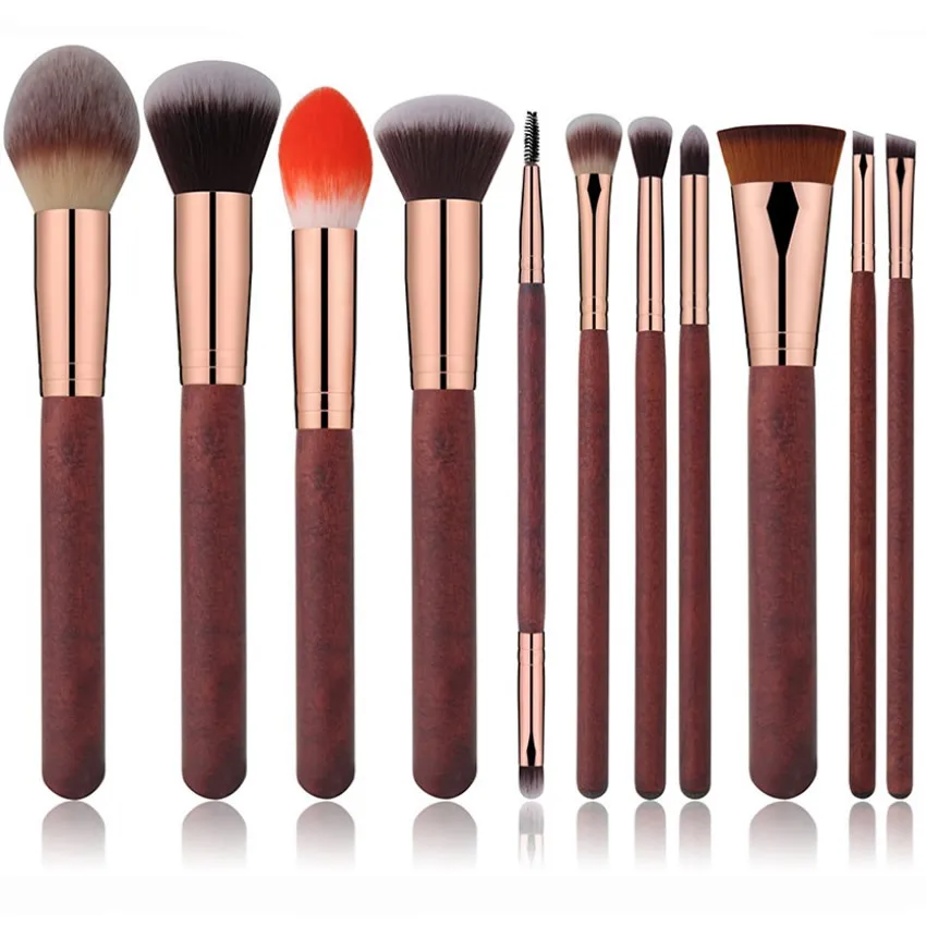11Pcs/Lot Makeup Brushes Set Foundation Powder Eye Shadow Blush Make Up