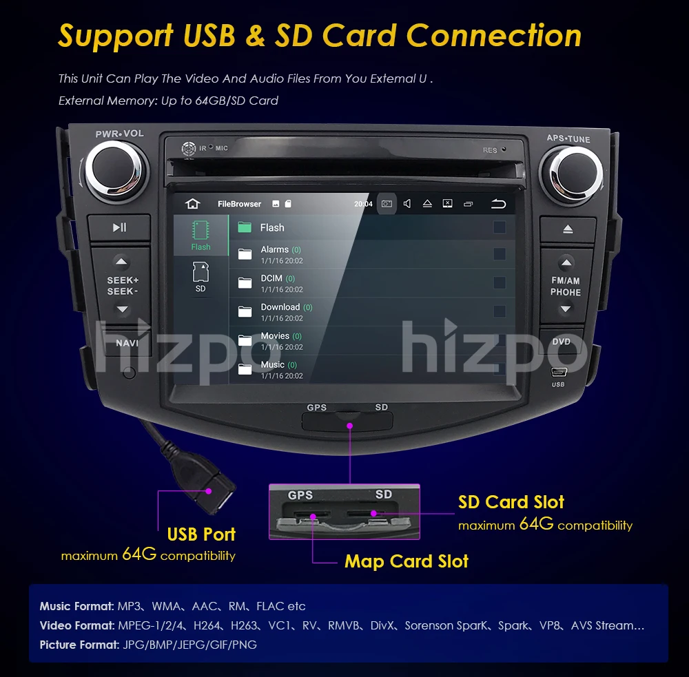 Perfect 2 din Android Navigation Audio Radio Car DVD Player GPS For Toyota RAV4 2006 2007 2008 2009 210 2011 2012 Stereo 4GB Wifi OBD2 16