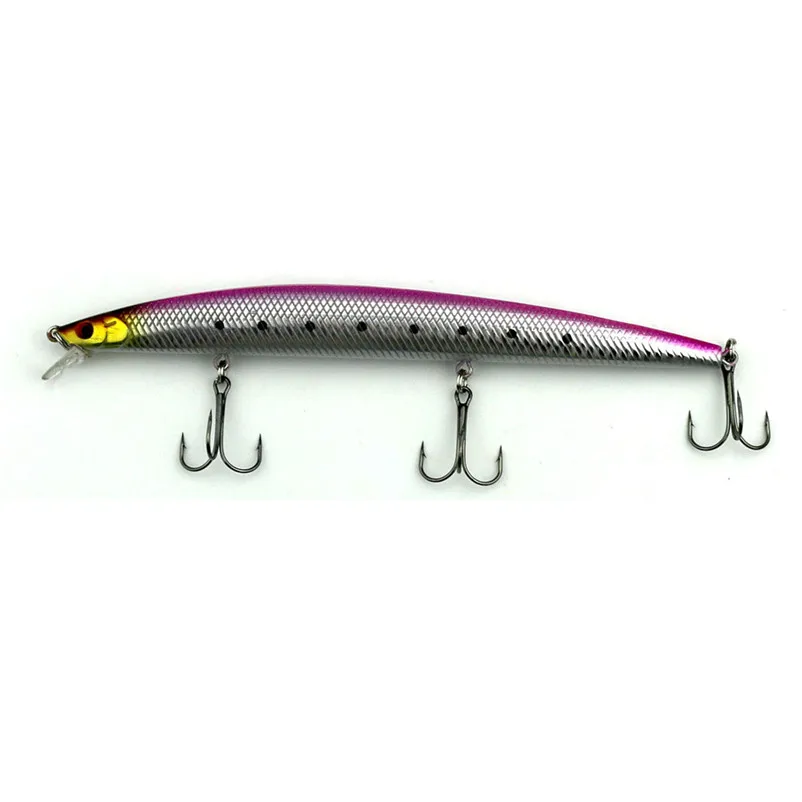 1PC Minnow Fishing Lure Plastic Hard Bait Pesca Fishing Tackle Artificial Bait Lures Fishing Acessorios pescaria isca #5S14 (6)