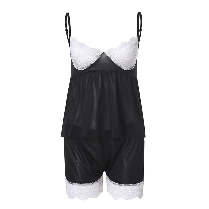 Женская атласная пижама shein пижамный комплект на бретельках без рукавов с