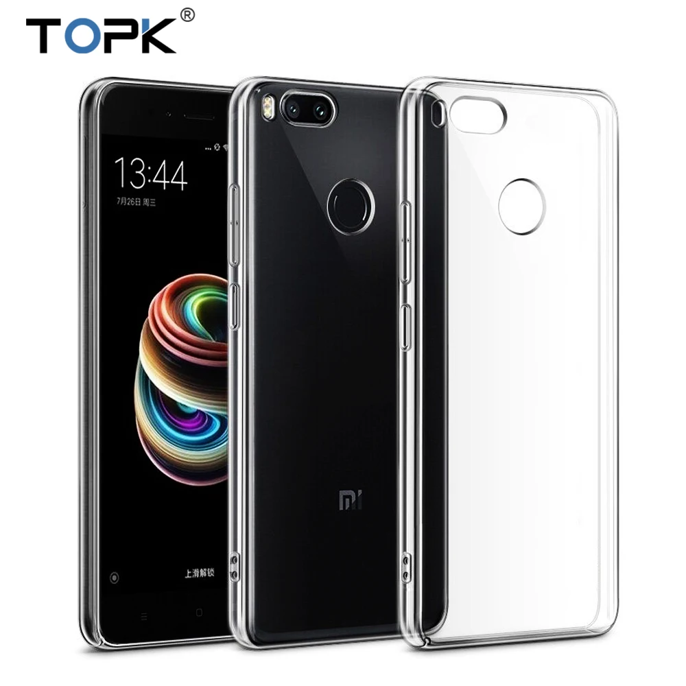 TOPK Ultra Thin Slim Clear Transparent Soft TPU Silicone Scratch