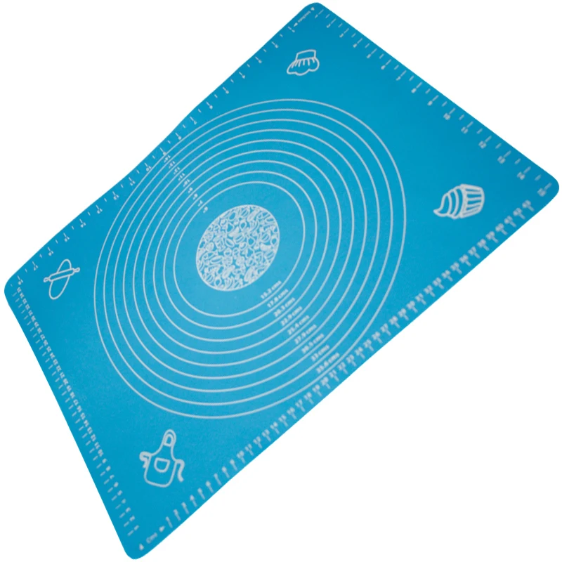 Beiguan 50x40cm Silicone Cake Dough Fondant Rolling Cutting Mat Baking