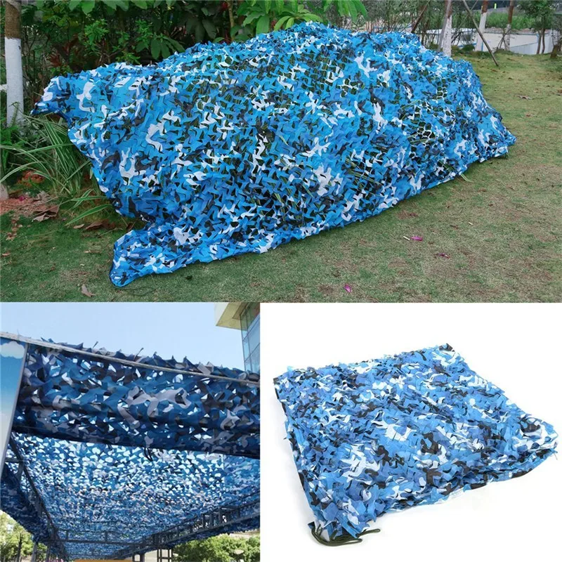 

6M*9M Large Hunting Blind Camouflage Net 150D Polyester Sun UV Awning for Hunting Camping Hiking Tourist Blind Camouflage Net