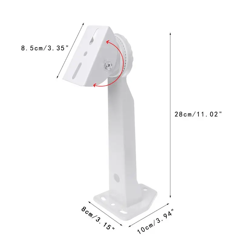 Крепление для камеры держатель металлический стенд Наружные камеры видеонаблюдения Видеонаблюдение настенный потолок Домашняя безопасность 9,7x8,0 см