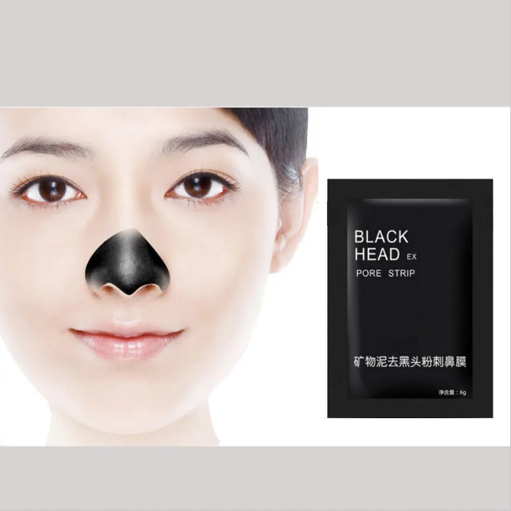 

3pcs Black Peel off Mask Mineral Mud Nose Mask Blackhead Removal Pore Strips Clean Skin Acne Remove Face Mask Black Head