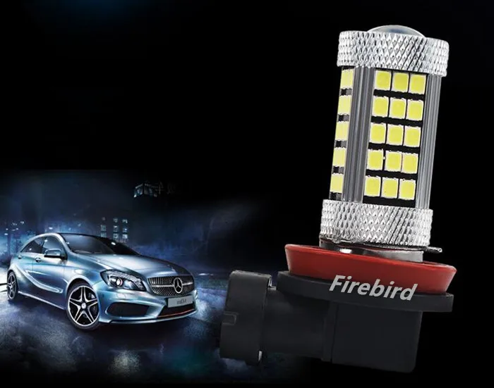 2 x H11 66SMD мощность светодиодный автомобиль DRL Противотуманные фонари лампы для peugeot 308CC/SW 2011-13, 408 2009-13