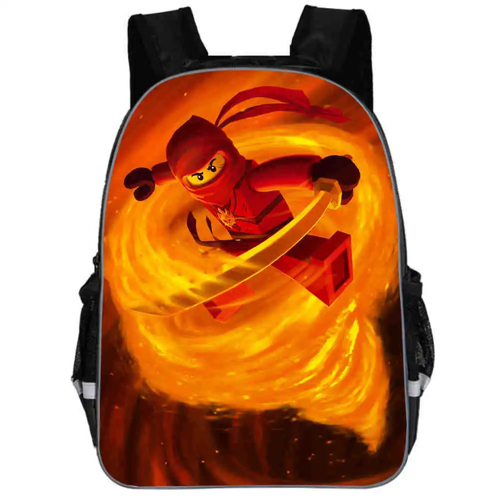 

13 Inch High Quality Lego ninja Cartoon Backpack Kids Schoolbags Cool Children Student Boy School Bag lego Mochilas Sac A dos