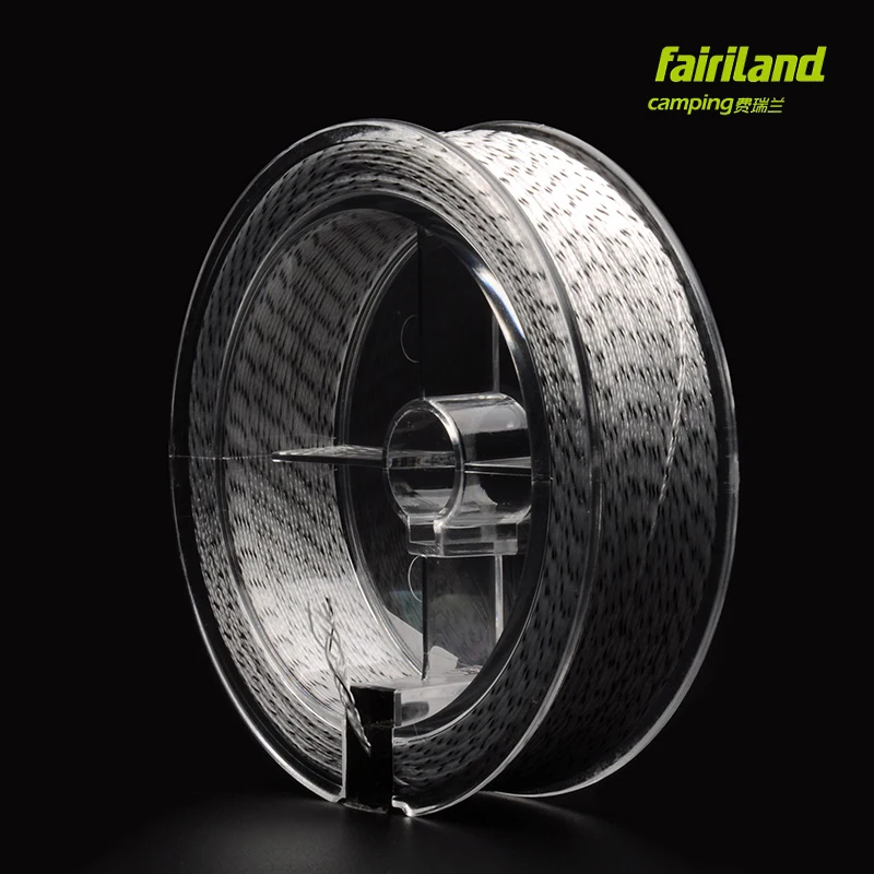

2pcs/lot 100 Yards 30LB Fly Fishing Backing Line Black/White Braided Wire Fly Floating Line Abrasion-resistant Backing Line