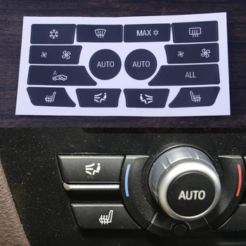 

CITALL Car AC Dash Climate Control Panel Button Repair Sticker Decal Kit Fit For BMW 5 Series 2012 2013 2014 2015 2016 2017 2018